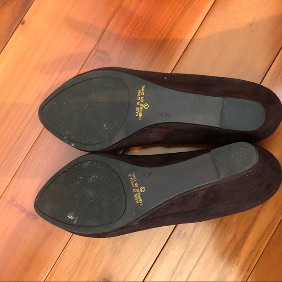 Le Chateau Brown suede wedge heels Vegan Sz 7.5 - Picture 5 of 5